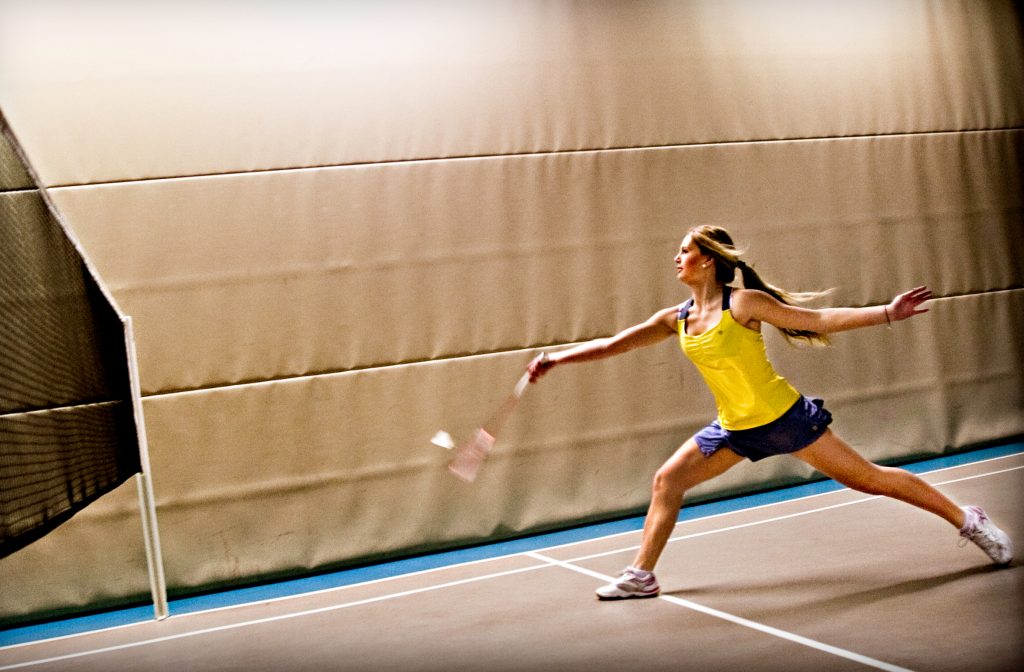 Klara Nistad, superdupertalang i badminton, ska till junior-EM, bara 15 r gammal.