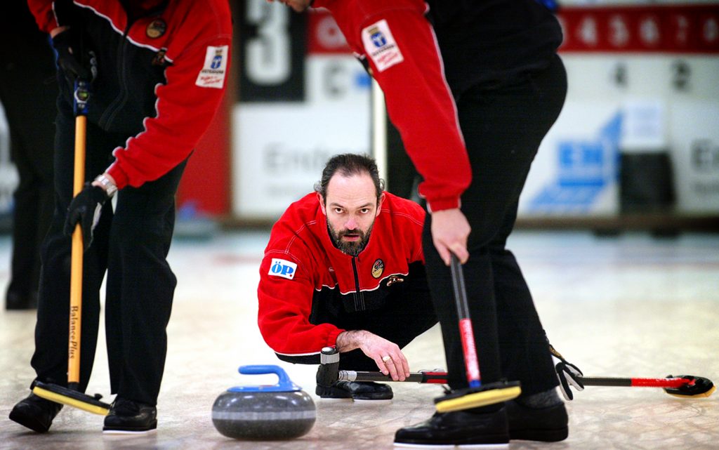 Peter Narup (Curling) *** Local Caption *** Peter Narup är ETTA i Sveriges bästa lag som nu tar sats mot OS