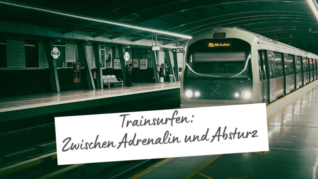 Ein Zug im Dunklen