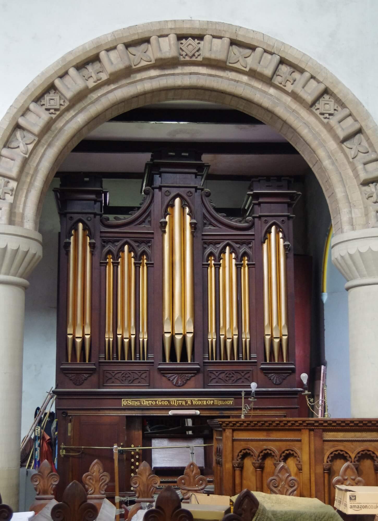 pipe organ Christ Church Welshpool