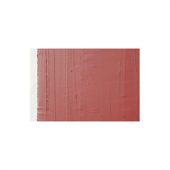 Ausschnitt: "Stumpfes Rot" 2003, Öl auf Leinwand, 148 x 139 cm