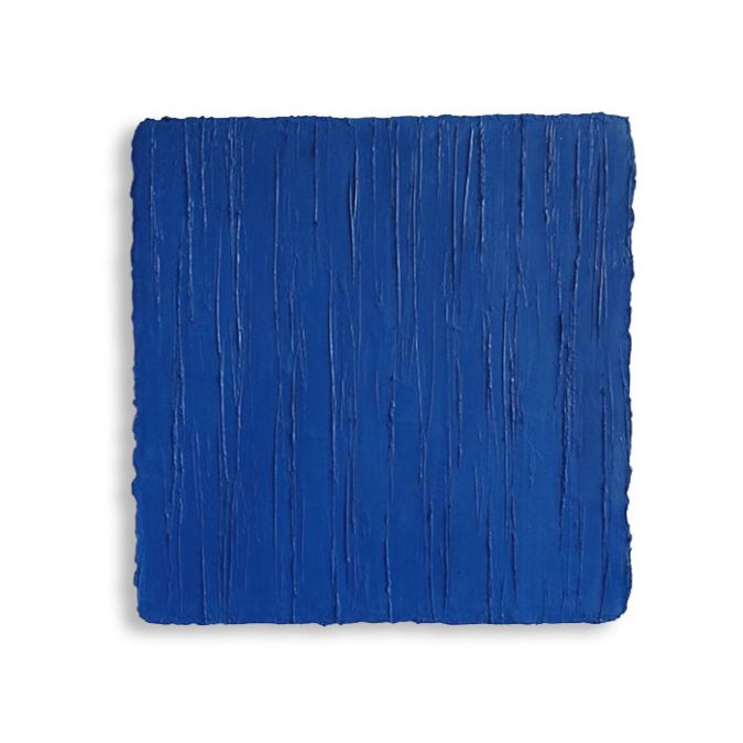 "Brilliantblau" 2015, Öl auf Leinwand, 40 x 40 cm, Privatsammlung