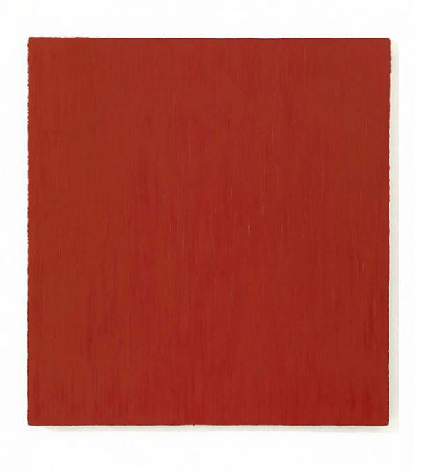 "Rosso" 2010, Öl auf Leinwand, 150 x 140 cm, Privatsammlung
