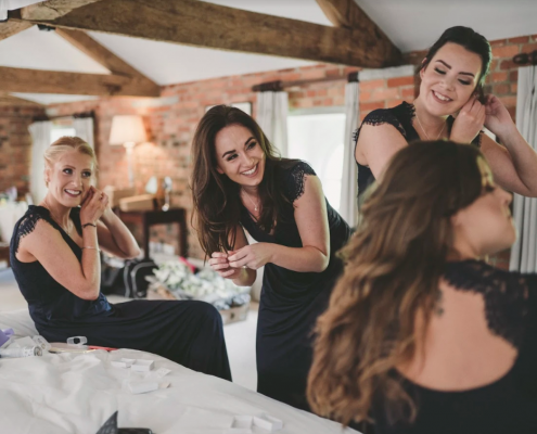 Bridesmaid Makeup at Wasing Park in Aldermaston in Berkshire Wedding Makeup Artist in Aldermaston Berkshire