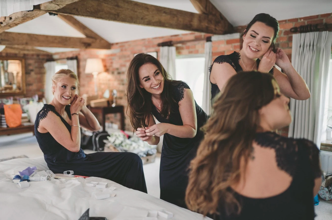 Bridesmaid Makeup at Wasing Park in Aldermaston in Berkshire Wedding Makeup Artist in Aldermaston Berkshire
