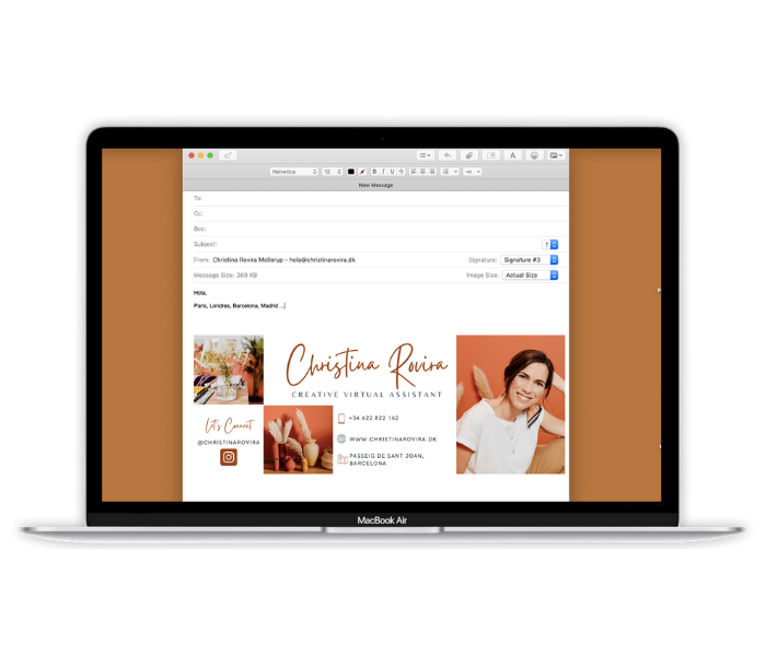 E-mail signatur Christina Rovira