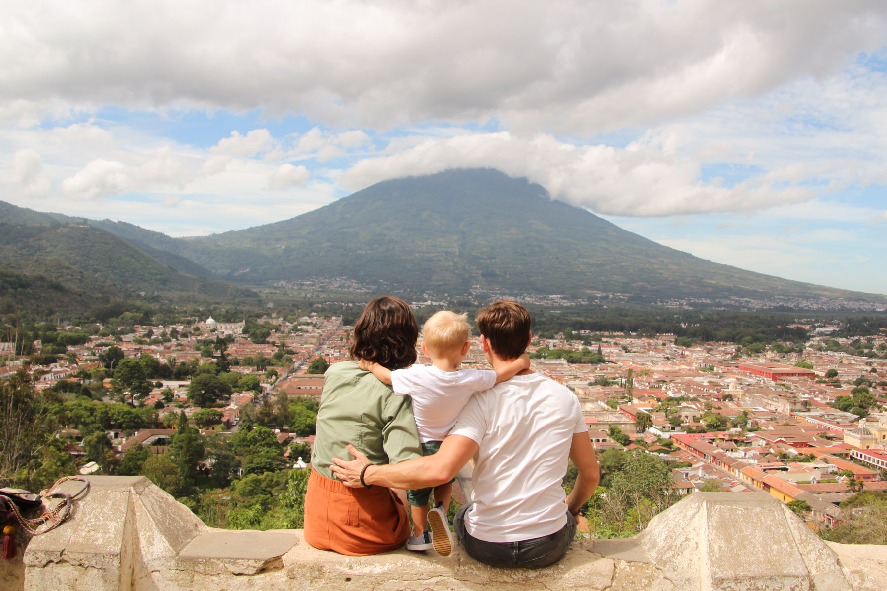 Familie i Guatemala