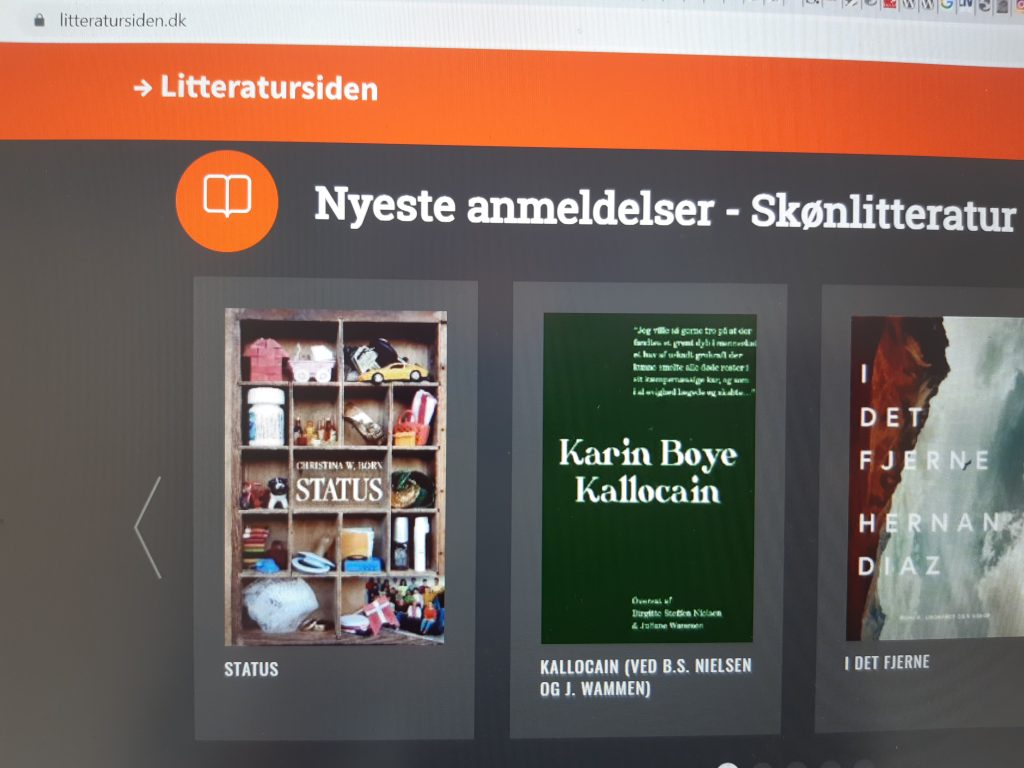 Status anmeldelse på Litteratursiden.dk