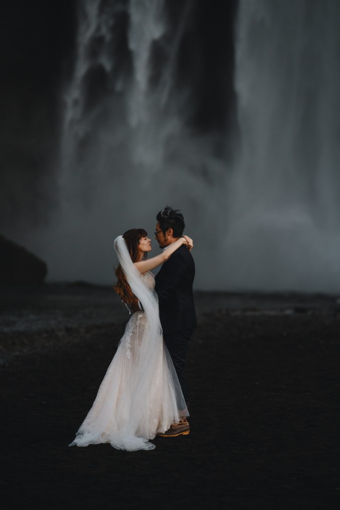 Skogafoss waterfall magic in Iceland. By Christin Eide Photography