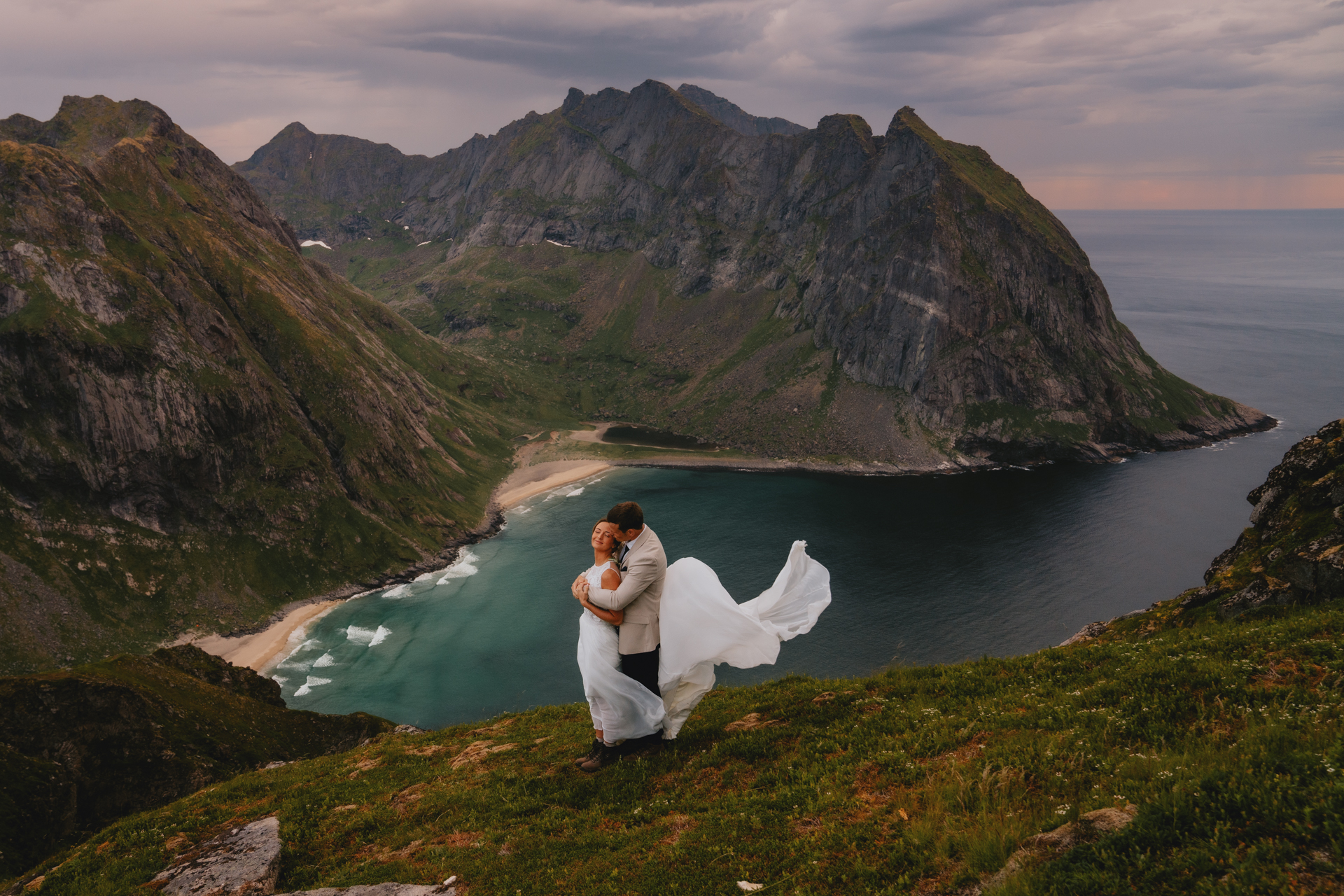 Wind in the Lofoten Islands - by Christin Eide Photography