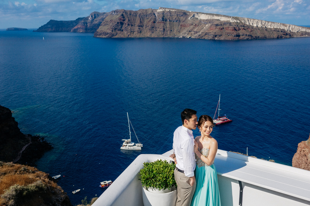 santorini prewedding