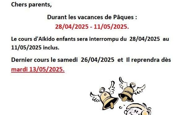 Vacances de Pâques