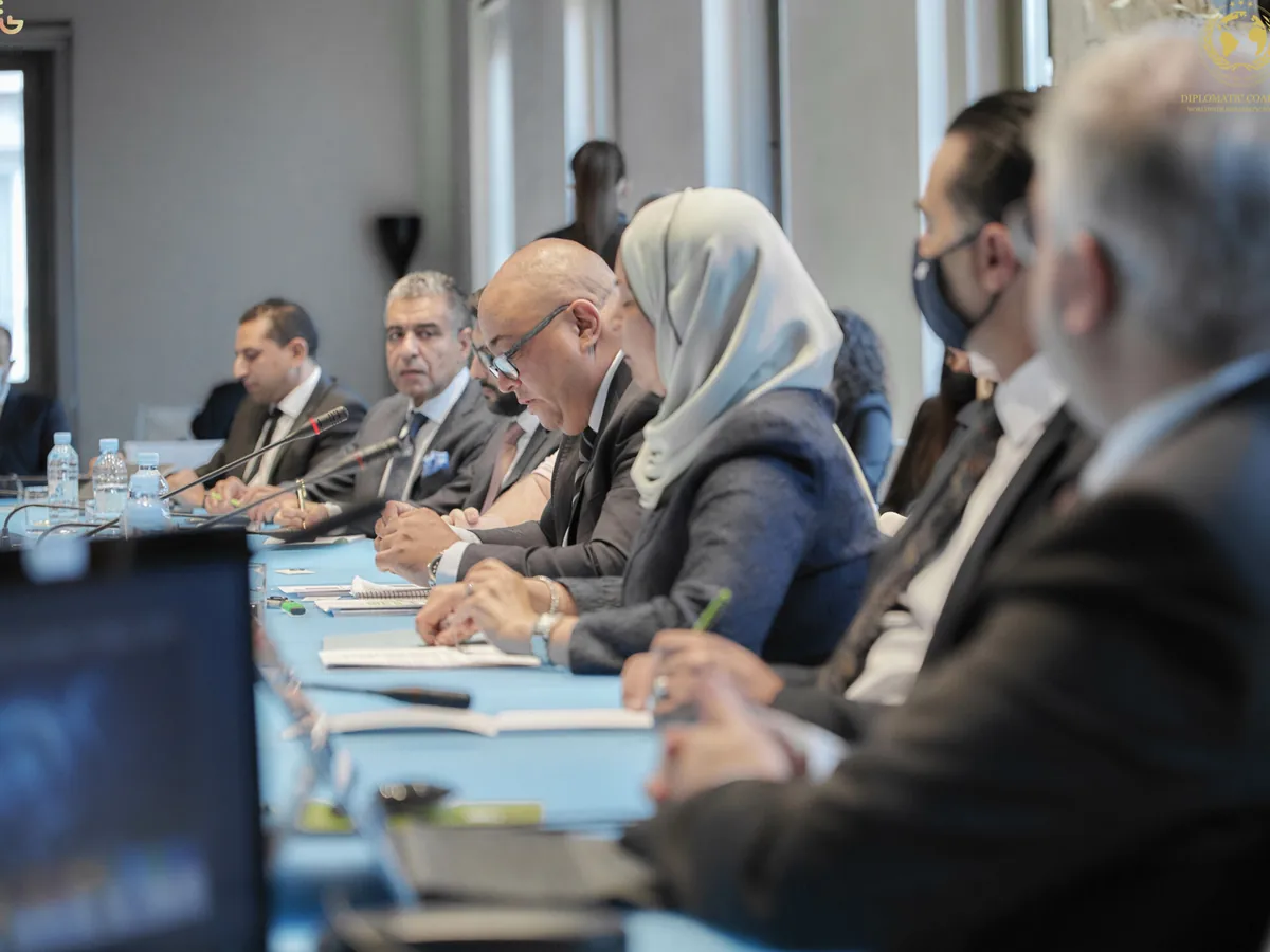 Participants in an international institutional workshop