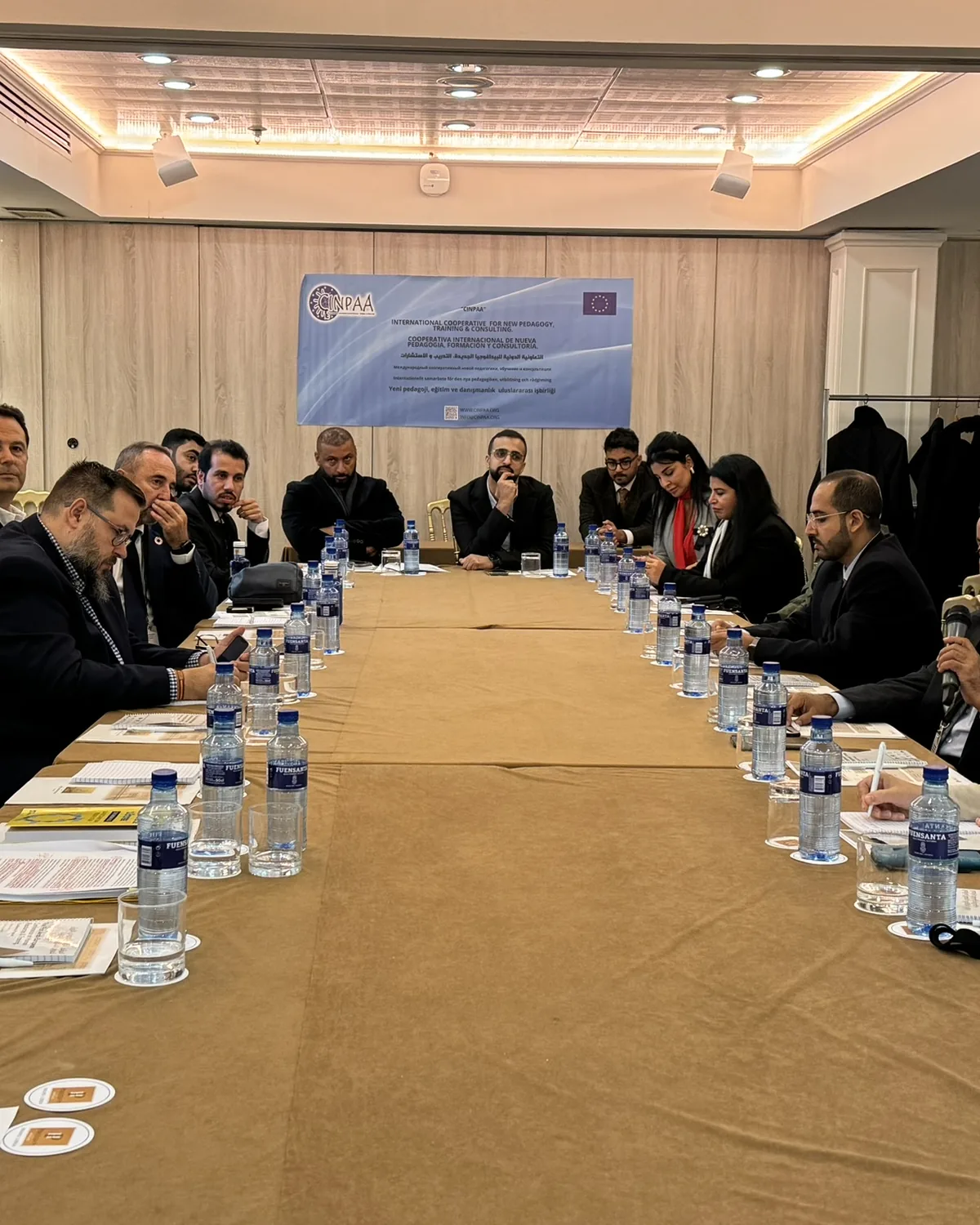 Executive training meeting with international participants at CINPAA