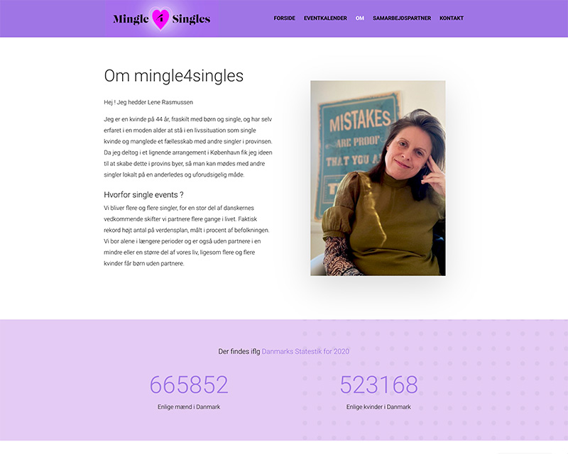 webdesign af om side