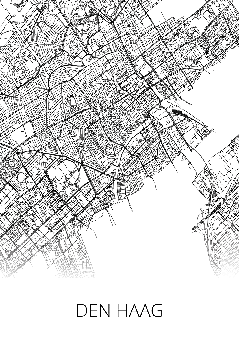 Den Haag City Poster
