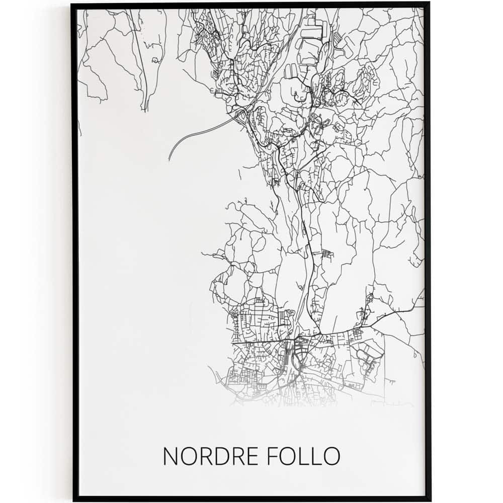 Nordre Follo, Norway City Poster Store