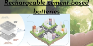 Rechargeable cement-based batteries