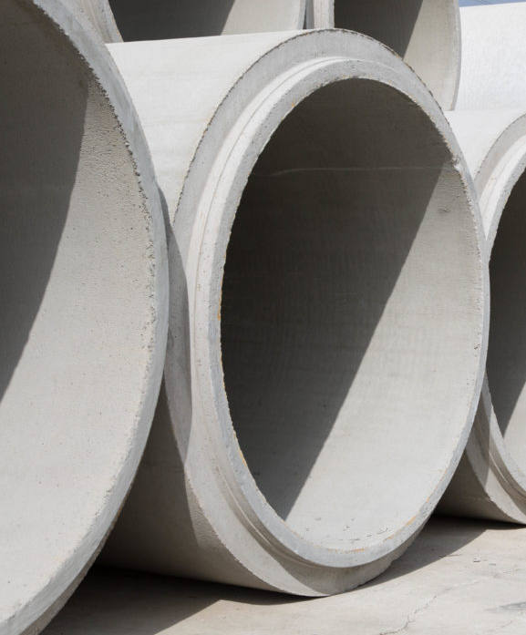 concrete pipes