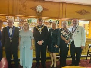 Photograph of Top Table Party at 2022 Charter Anniversary Dinner and Dance