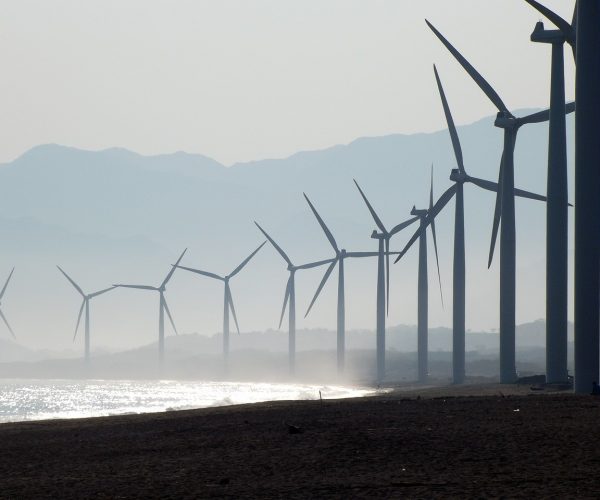 beach, wind farm, bangui