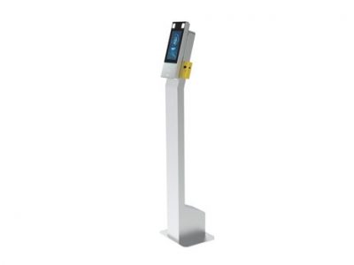 facial scanner and temperature scanner