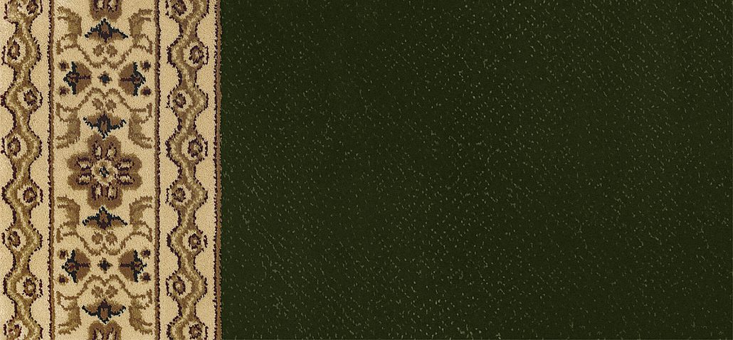 0612 Dark Green-Ivory