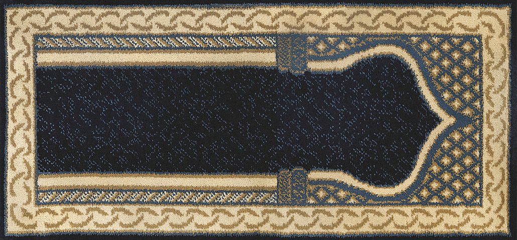7195 Dark Blue-Ivory