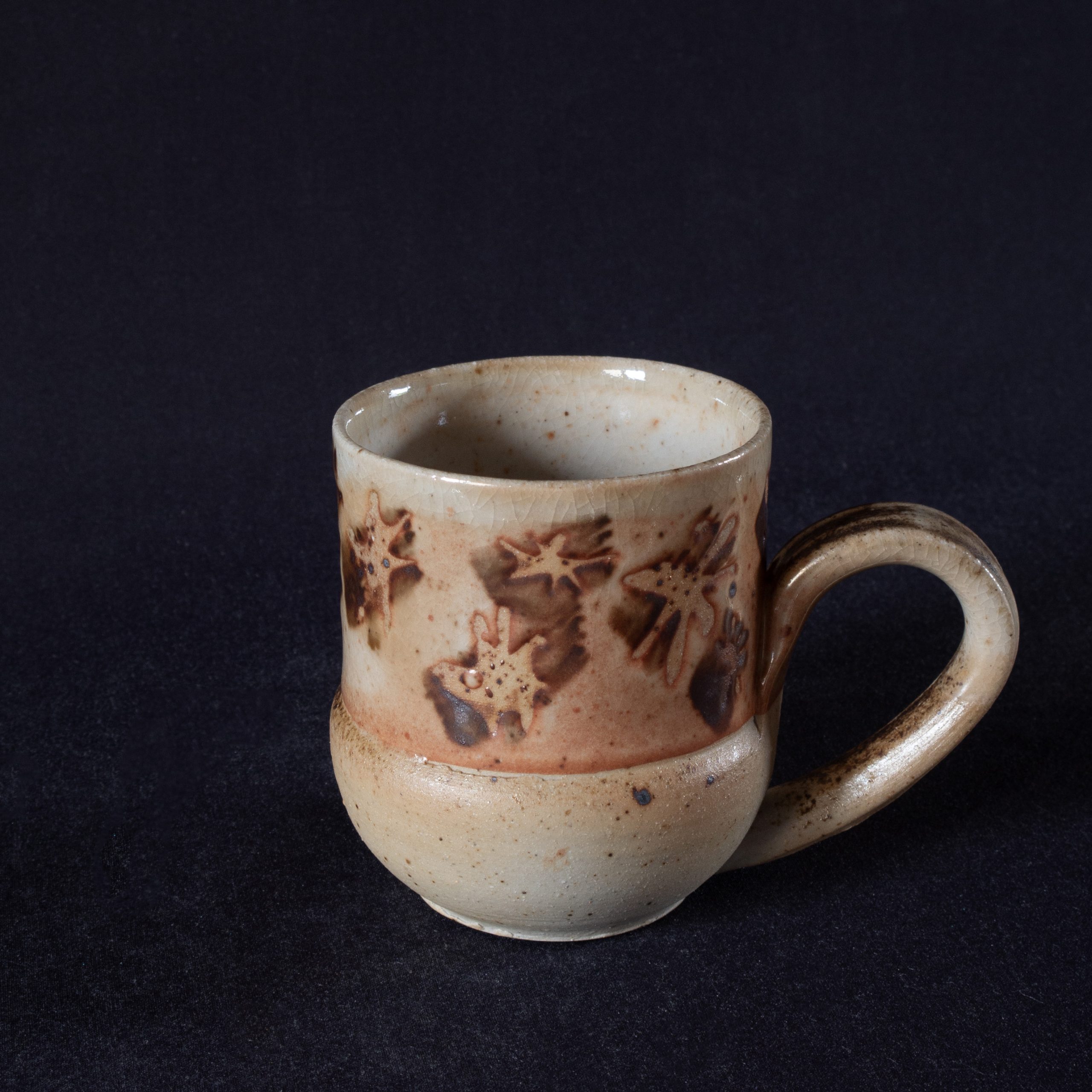 Rowena Hamilton Woodfired stoneware mug