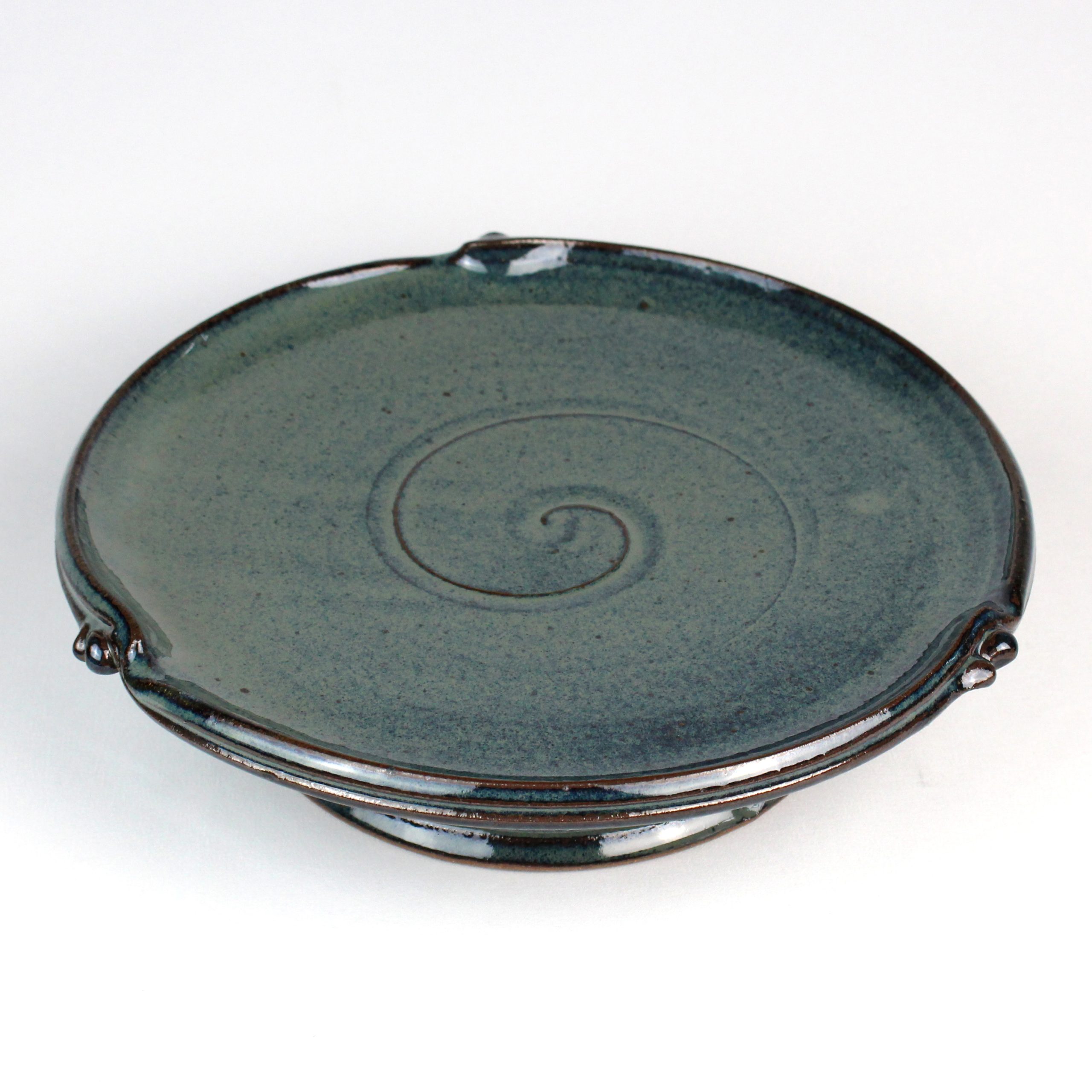 Dark blue cake stand by Britta James