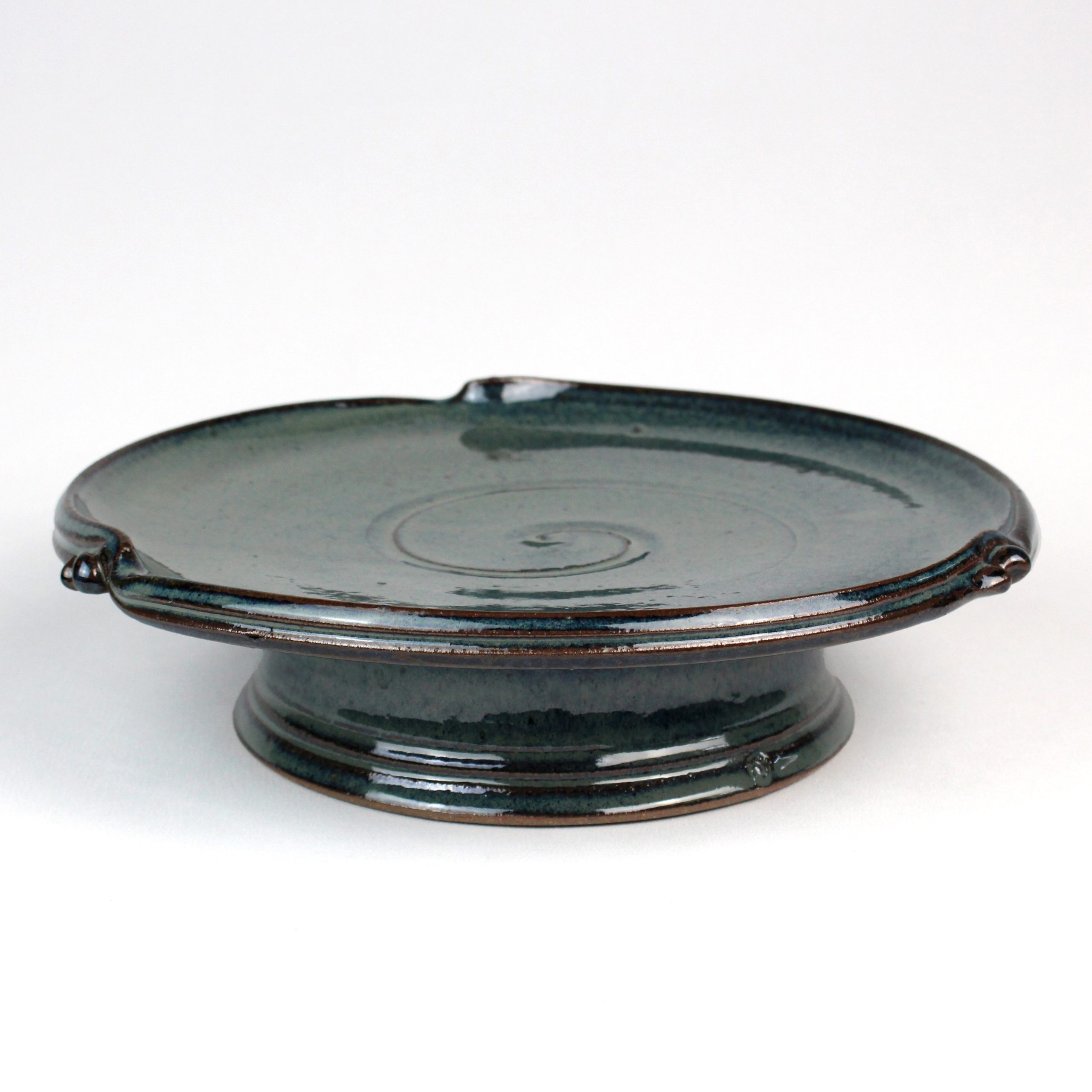 Dark blue cake stand by Britta James