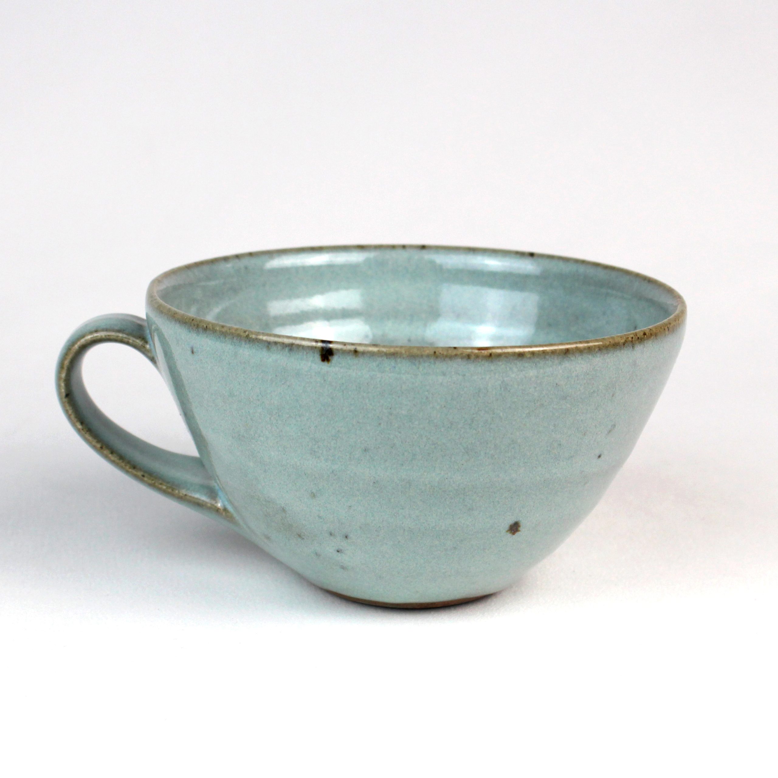 Large Light Blue Chun Teacup by Britta James