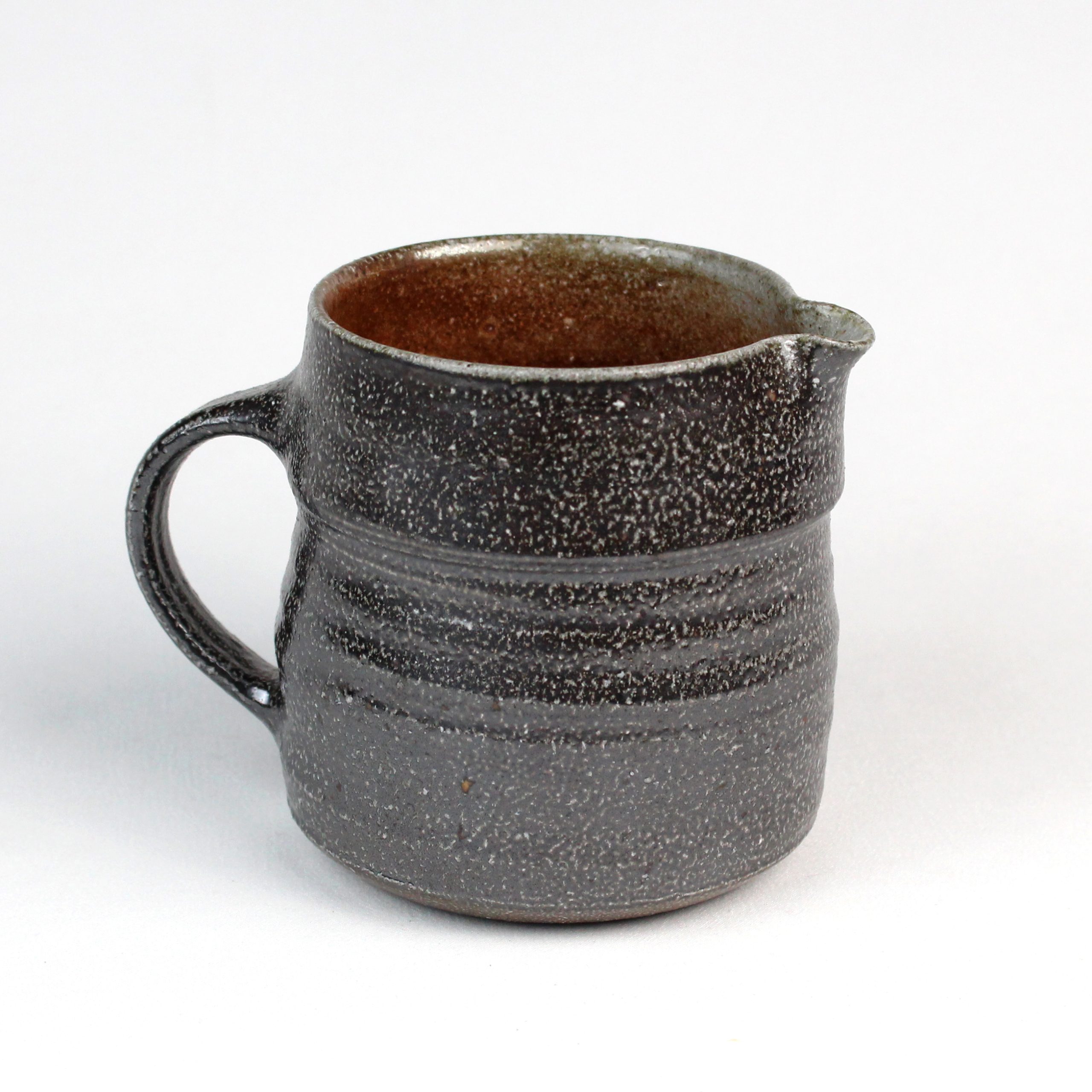 Small Jug (blue/black salt glaze) by Francis Lloyd Jones