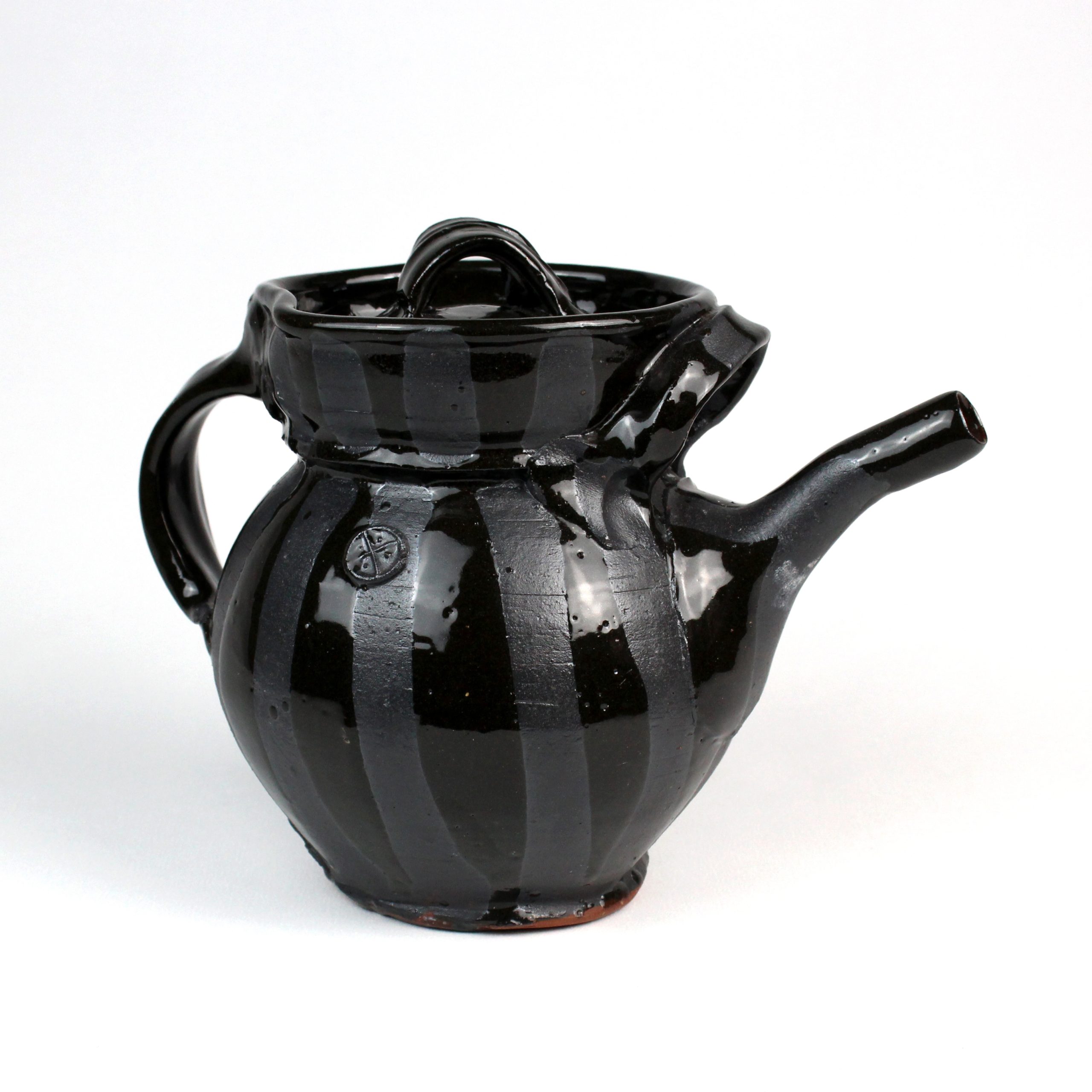 Large Striped Teapot by Hamish Jackson
