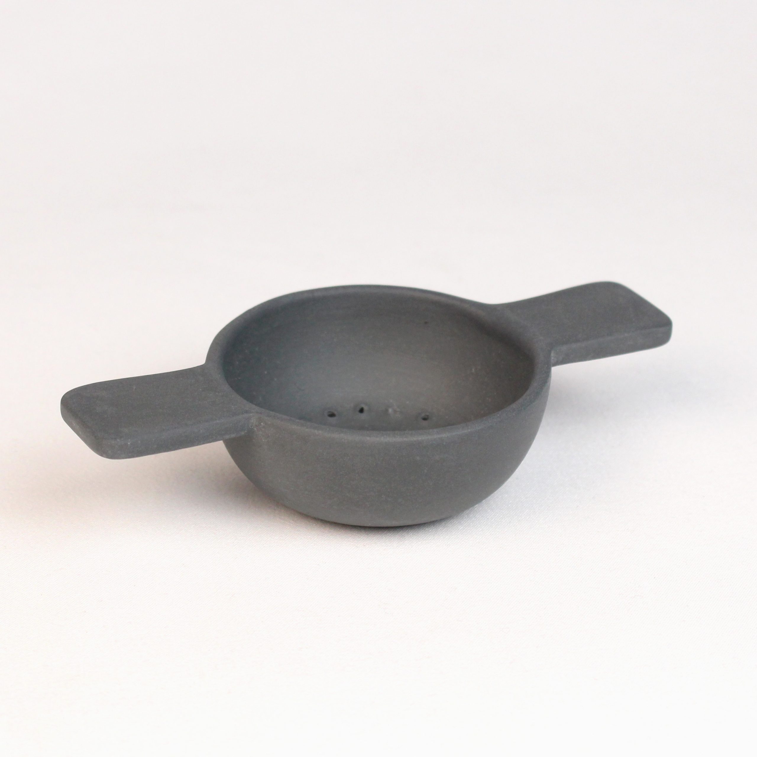 Dark Grey Tea Strainer by Sue Pryke