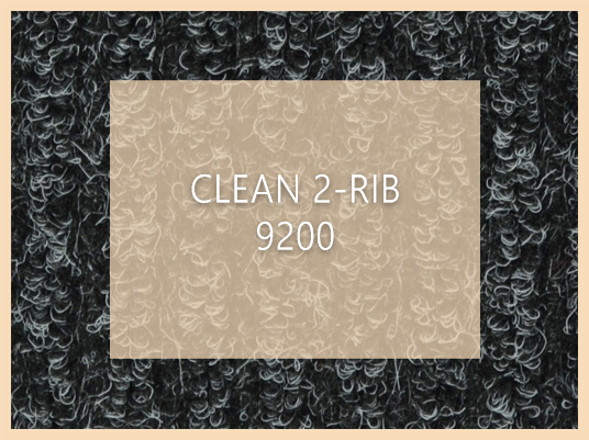 Clean 2-rib 9200 ruller og måtter