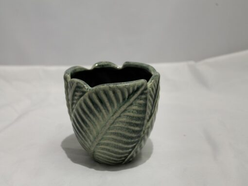 Ceramic Planter - Leaf Design - Small