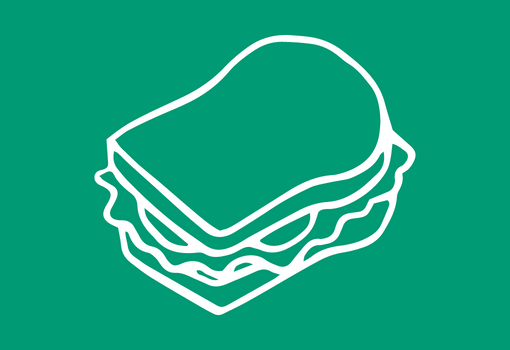 de sandwich van Arie