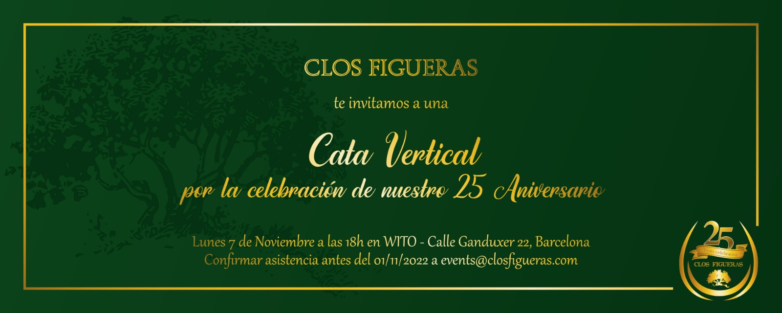 Cata vertical Clos Figueras 25º Aniversario