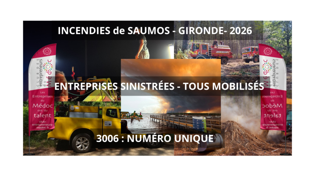 Incendies de SAUMOS - LE PORGE Médoc/Gironde