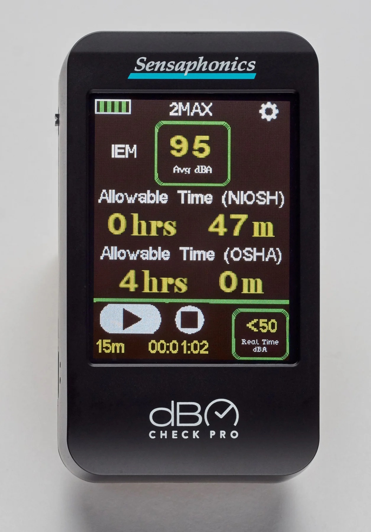 Sensaphonics dB Check Pro In-Ear Sound Level Analyzer