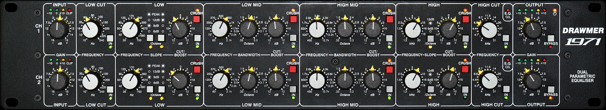 Drawmer 1971 Dual 4 Band Parametric EQ—A Mix Product of the Week