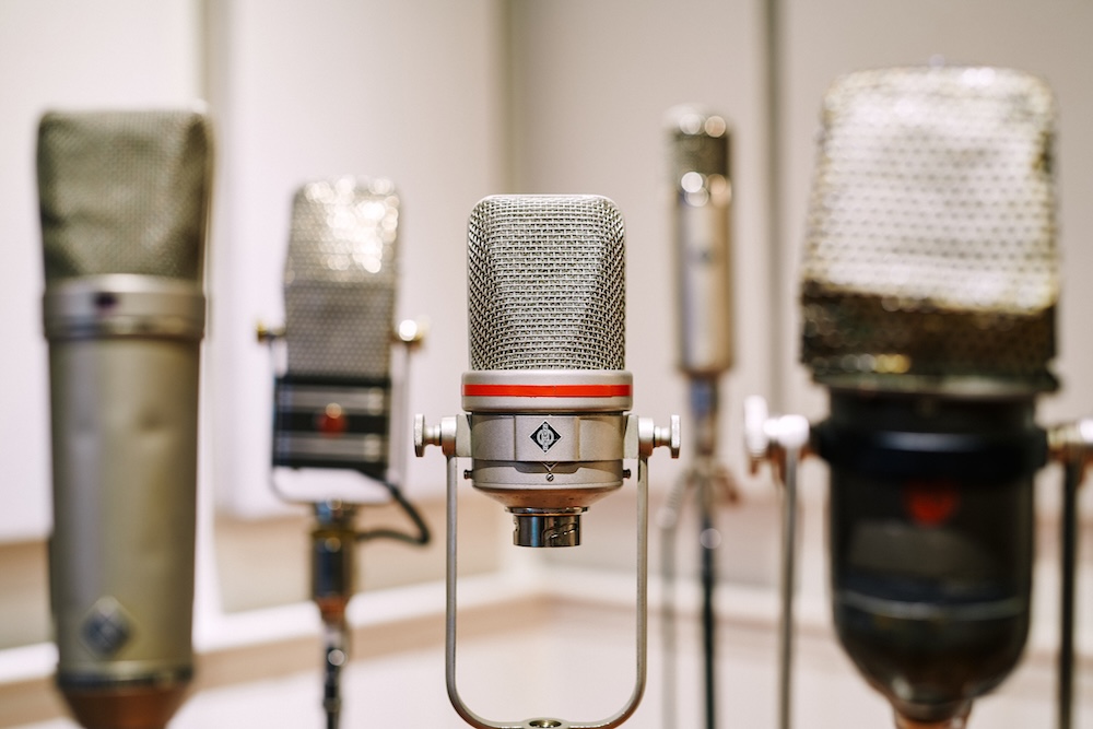 Just a few selections from the deep mic locker at Clubhouse. Photo: Mike Dwyer.