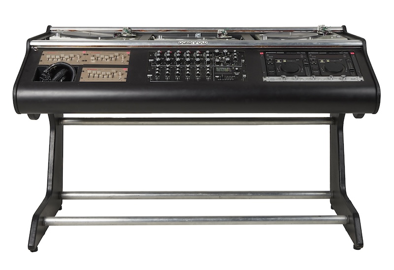 Oakenfold's custom DJ booth from a 2000s-era Moby tour will be auctioned.