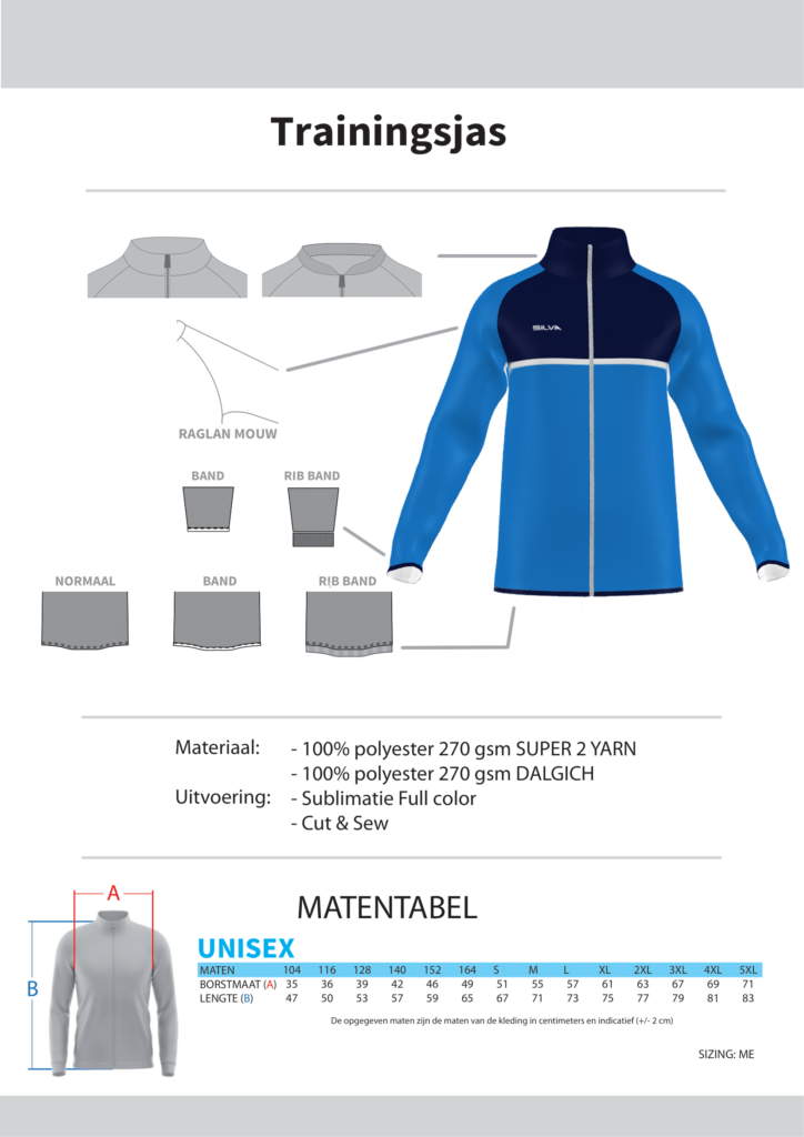 Eigen trainingspak ontwerpen - Clubkledingopmaat.nl