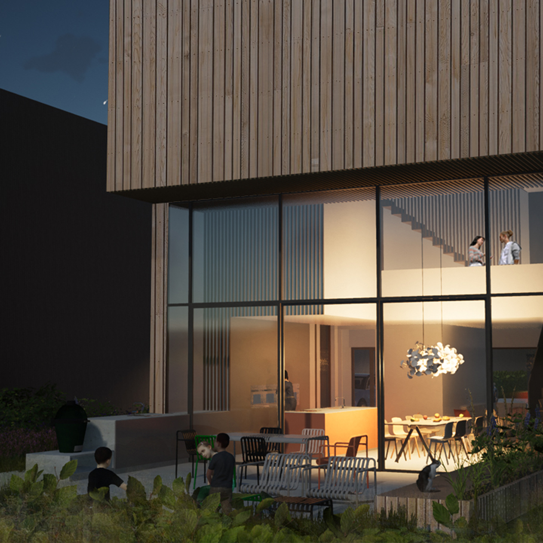 A designed self-build sustainable kavelwoning