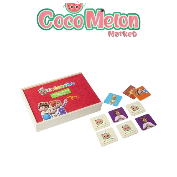 Cocomelon Wooden Memory Match Cards 2