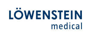 Logo von Löwenstein Medical in Dunkelblau