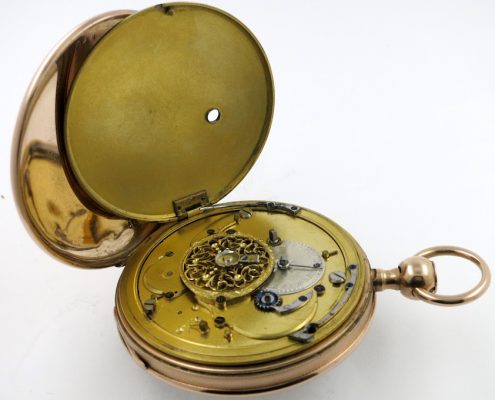 Gold repeating pocket watch