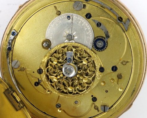 Gold repeating pocket watch